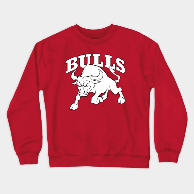 Bulls Mascot Crewneck Sweatshirt by Generic Mascots